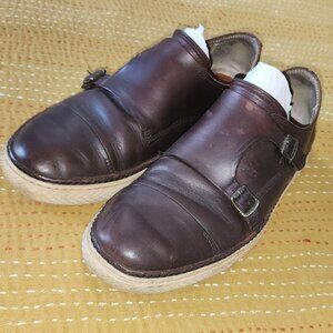 Men’s Frye Gates Double Monk espresso loafers